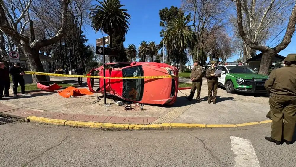 Simulacro De Accidente En Pleno Centro De Parral Refuerza Llamado Preventivo Por Fiestas Patrias