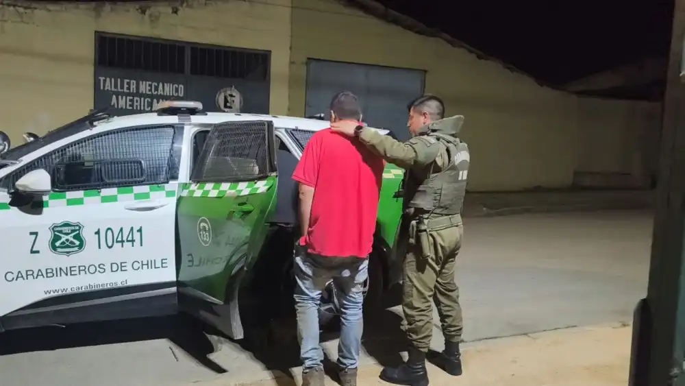 Carabineros Detiene A Hombre Sorprendido Intentando Robar Un Televisor Desde Local Nocturno En Curico