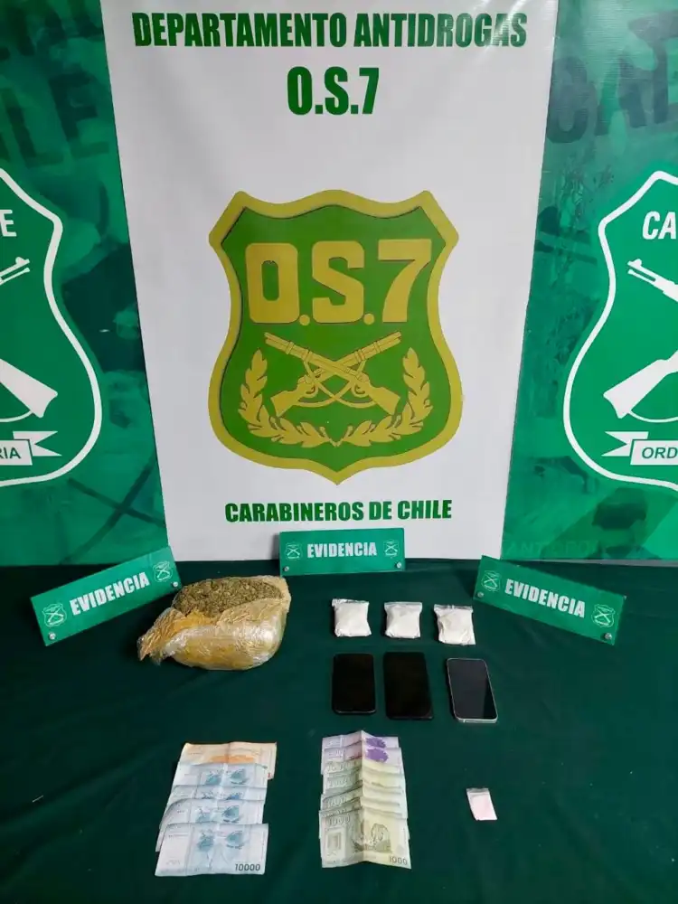 Dos Detenidos Tras Fiscalizacion Antidrogas En Ruta 5 Sur A La Altura De San Francisco De Mostazal
