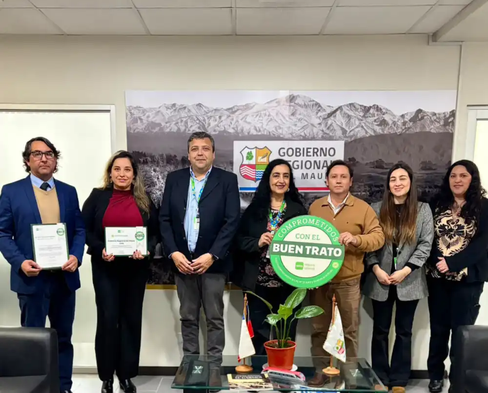 Gobierno Del Maule Se Convierte En El Primer Servicio Publico De La Region En Obtener El Sello De Buen Trato Laboral