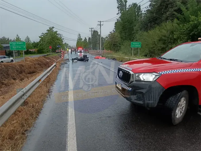 Motorista Fallecio Tras Grave Accidente De Transito En La Ruta J 55 De Romeral 1