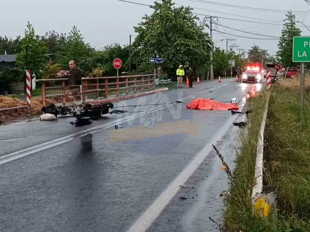 Motorista Fallecio Tras Grave Accidente De Transito En La Ruta J 55 De Romeral