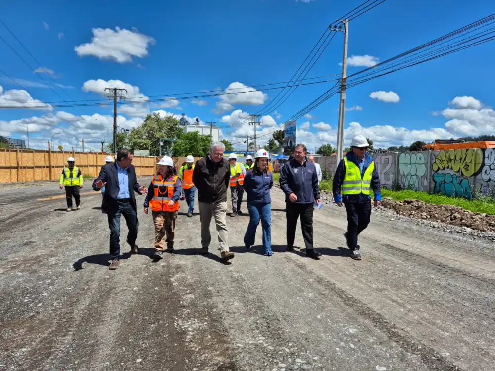 Obras De Caletera De Acceso Al Hospital De Curico Alcanzan Un 35 De Avance Y Superan Los Plazos Previstos