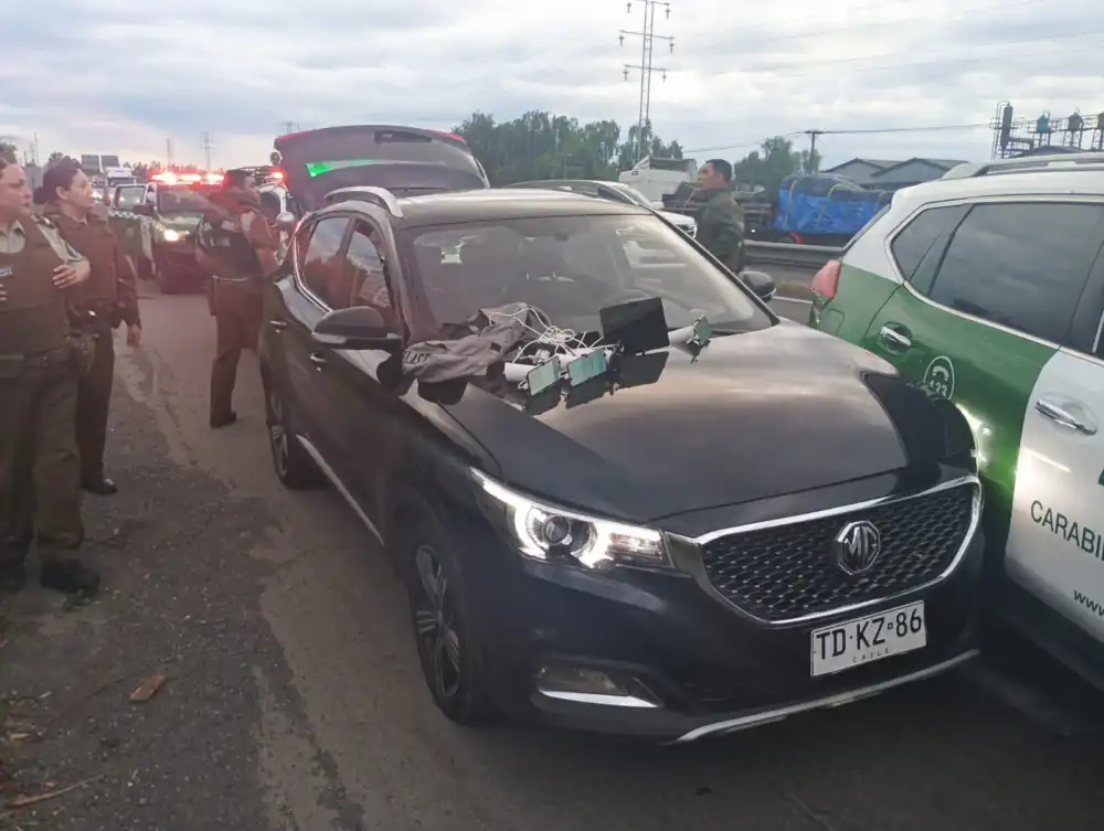 Operativo En Ruta 5 Sur Termina Con Tres Detenidos Y Recuperacion De Especies Sustraidas En San Javier