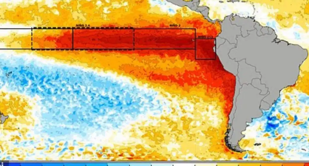 Posible Intensificacion De El Nino Genera Preocupacion Por Temperaturas Extremas Durante El Verano En Chile