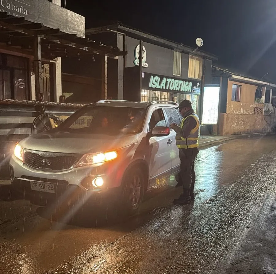 Ronda Preventiva De Carabineros En Licanten Deja Un Detenido Y Diversas Infracciones