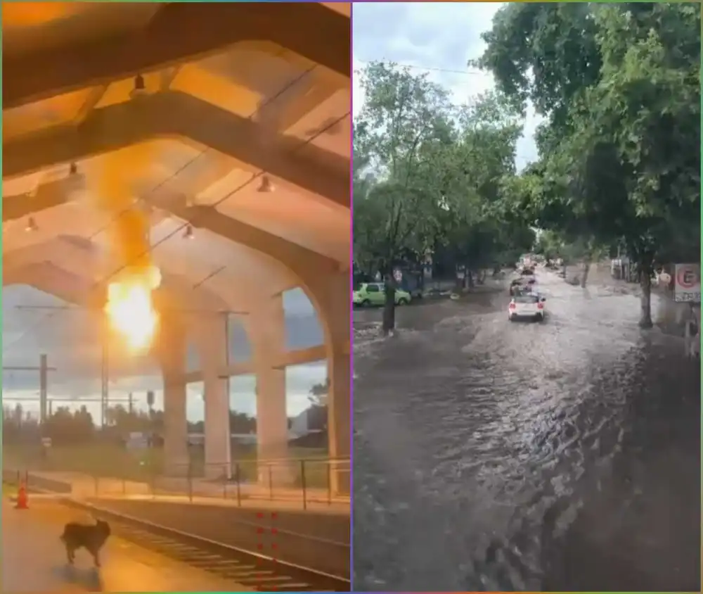 Tormenta Con Granizos Y Fuerte Actividad Electrica Sorprendio A Talca Durante La Tarde Del Lunes